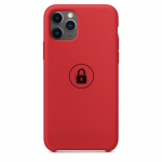 Dėklas "Silicone Case" skirtas iPhone 11 Pro Max / Red Product / su įpakavimu