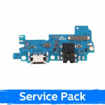 Charging Port &Uuml;hildub Samsung A315 A31 Koos Flex / Plata original (Service Pack)