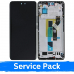 LCD ekranas suderinamas su Xiaomi 13 Lite su rėmeliu / Juodas / (Service Pack)