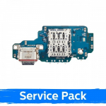 Laadimispesa Samsung S938 S25 Ultra Flex-kaabeliga / Plata (Service Pack)