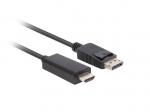 Lanberg CA-DPHD-11CC-0050-BK cable gender changer DisplayPort HDMI must