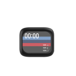 Forever Bluetooth earphones with ANC +ENC display TWSS-500 black
