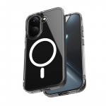 Crong Hybrid Clear Magnetic MagSafe &uuml;mbris seadmele Xiaomi POCO X8 Pro 5G, l&auml;bipaistev
