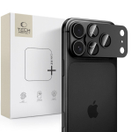 Must Tech-Protect CamFull Fit+ alumiiniumist ja karastatud klaasist kaameramooduli kaitse Apple iPhone 18 Pro Max telefonile