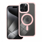 COLOR EDGE MAG COVER &Uuml;mbris compatible with MagSafe jaoks IPHONE 15 Pro Max roosa