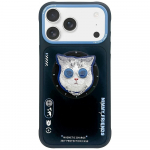 Nimmy Glasses Cool Cat MagSafe &Uuml;mbris jaoks iPhone 17 Pro Max - Must and Sinine
