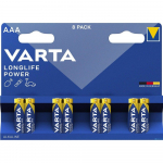 VARTA &scaron;arminė baterija R3 (AAA) Longlife Power, 8 vnt.