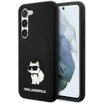 Karl Lagerfeld Silicone Choupette &uuml;mbris jaoks Samsung Galaxy S24+ - must