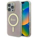 Guess IML 4G MagSafe &Uuml;mbris jaoks iPhone 16 Pro Max - roosa