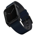 Uniq Straden nahast Hybrid rihm Apple Watch 1/2/3/4/5/6/7/8/SE/SE2/Ultra 42/44/45/49mm - sinine