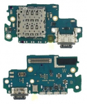 Flex Samsung A536 A53 5G jaoks plugin, microphone, SIM reader original (service pack)