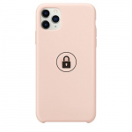 Dėklas "Silicone Case" skirtas iPhone 11 Pro Max / Pink Sand / su įpakavimu