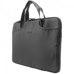 Puro Scudo SleevePro nailonist MacBookile ja s&uuml;learvutile kuni 14" mustana