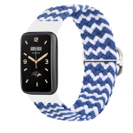 Punutud rihm Mi Band 7 Pro/ M7 Pro (7) sinine ja valge