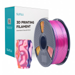 Sunlu PLA+ Silk kolmev&auml;rviline filament (punane, kollane ja sinine)