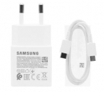 Laadija originaal Samsung Fast Charging (USB-C) (EP-T1510EWE) (15W) valge + USB-C kaabel