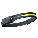 Wozinsky WLC-1200 LED-pealamp 350 lm, CREE, IPX4, liikumisanduriga &ndash; must
