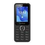 myPhone 6320 &ndash; nupptelefon, must, 2.4-tolline TFT, 32 MB, Dual SIM, 0.3 MP kaamera, 1000 mAh