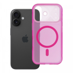 Case for iPhone 16 Aurora compatible with MagSafe pink