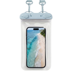 Waterproof case rainbow light blue