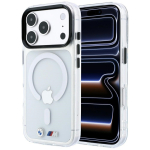 BMW M IML Glossy Metal Logo & Trims MagSafe &uuml;mbris mudelile iPhone 17 Pro / 18 Pro &ndash; l&auml;bipaistev