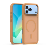 pruun Mag Matt &uuml;mbris iPhone 17 Pro 6,3" / iPhone 18 Pro 6,3" jaoks suure kaameraavaga