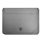 Guess Saffiano Triangle Logo &uuml;mbris jaoks a 14" laptop - silver