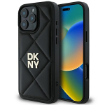 DKNY Quilted Stack Logo iPhone 16 Pro &Uuml;mbris - Must