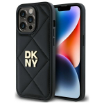 DKNY Quilted Stack Logo iPhone 14 Pro &Uuml;mbris - Must