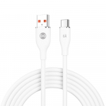 Forever kaabel USB - USB-C 1,0 m 6A valge