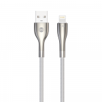 Forever Sleek kaabel USB - Lightning 1,0 m 2.4A valge