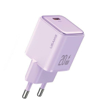 USAMS Tinklo įkroviklis 1xUSB-C PD20W (tik galvutė) PD3.0 Fast Charging violetinis X-ron Series CC183TC03 (US-CC183)