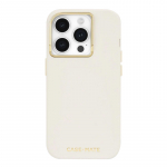 Case-Mate Silicone MagSafe &uuml;mbris seadmele iPhone 15 Pro, beež