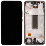 LCD ekraan Samsung A346 A34 5G 2023 puuteekraani ja raamiga Graphite originaal (kasutatud Grade A)