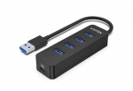 UNITEK KONCENTRATORIUS USB-A 4X USB-A 3.1, AKTYVUS, 10W, H1117A