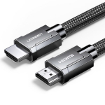 Ugreen HDMI 2.1 kaabel 8K 60 Hz / 4K 120 Hz 3D 48 Gbps HDR VRR QMS ALLM eARC QFT 2 m hall (HD135 70321)