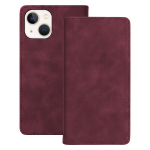 Smart Suede &uuml;mbris mudelile iPhone 13 6,1", bordoopunane