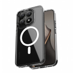 Crong Hybrid Clear Magnetic MagSafe &uuml;mbris seadmele Xiaomi 15T, l&auml;bipaistev