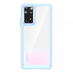 Outer Space &Uuml;mbris jaoks Xiaomi Poco X5 5G / Redmi Note 12 5G cover with a flexible frame sinine