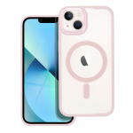 COLOR EDGE MAG COVER &Uuml;mbris compatible with MagSafe jaoks IPHONE 13 roosa