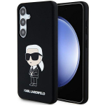 Karl Lagerfeld Silicone Ikonik &uuml;mbris jaoks Samsung Galaxy S24+ - must