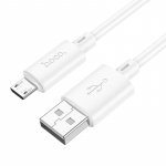 Kaabel USB A to Micro USB Hoco 2,4A 2 m X88 valge