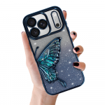 Tel Protect Butterfly Water &Uuml;mbris jaoks Iphone 17 Pro Max sinine