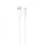 Dudao L4ST USB-A / USB-C kaabel 2A 1m - valge