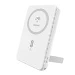 Powerbank Dudao K14S+ 10000mAh 20W USB-A / USB-C / MagSafe koos alusega - valge