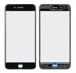 LCD stikliukas Apple iPhone 5S/SE su rėmeliu juodas ORG