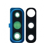 Samsung A505 A50 2019/A705 A70 2019 kameros stikliukas su rėmeliu Blue ORG