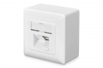 Digitus CAT 6, Class E, wall outlet, shielded, surface mount