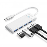 Orico PAPW4A-C3 USB-jaotur 4 pordiga 4x USB-A 3.0 0.5m - valge