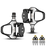 Rockbros LP-RD2BK Shimano SPD-SL maanteepedaalid kollaste klambritega &ndash; v&auml;rv: must ja h&otilde;bedane